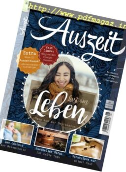 Auszeit – Dezember 2016 – Januar 2017