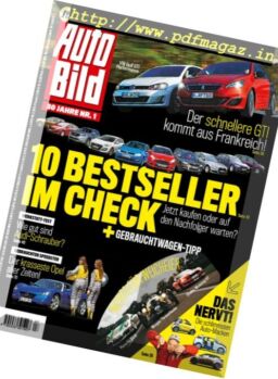 Auto Bild Germany – 25 November 2016