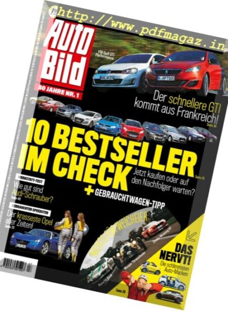 Auto Bild Germany – 25 November 2016 Cover