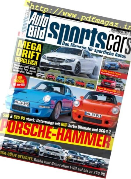 Auto Bild Sportscars – Dezember 2016 Cover