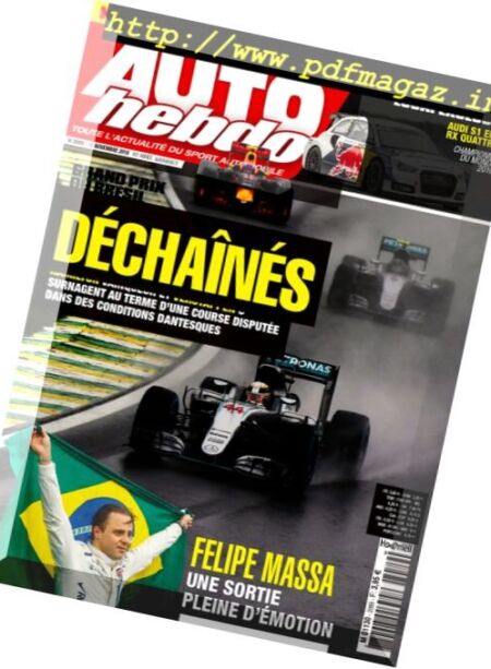 Auto Hebdo – 16 Novembre 2016 Cover