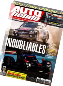Auto Hebdo – 23 Novembre 2016