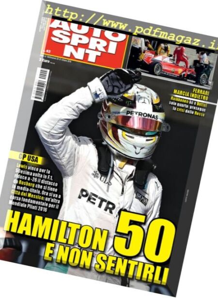 Auto Sprint – 25 Ottobre 2016 Cover