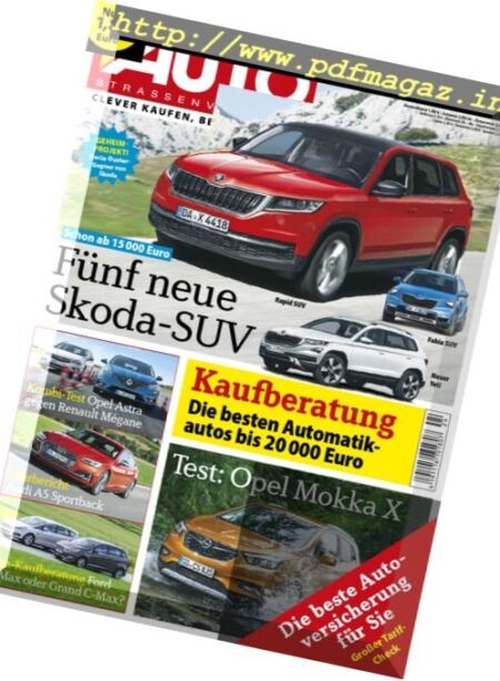 Auto Strassenverkehr – 2 November 2016 Cover