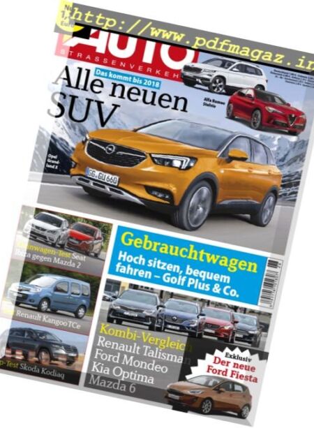 Auto Strassenverkehr – 30 November 2016 Cover