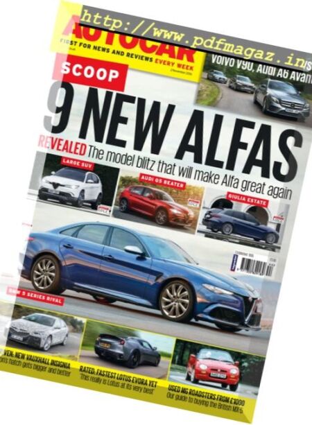 Autocar UK – 2 November 2016 Cover