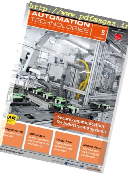 Automation Technologies – October 2016 Cover