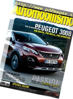 Automobilismo – Novembre 2016