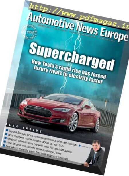 Automotive News Europe – September 2016 Cover