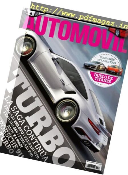 Automovil Spain – Diciembre 2016 Cover