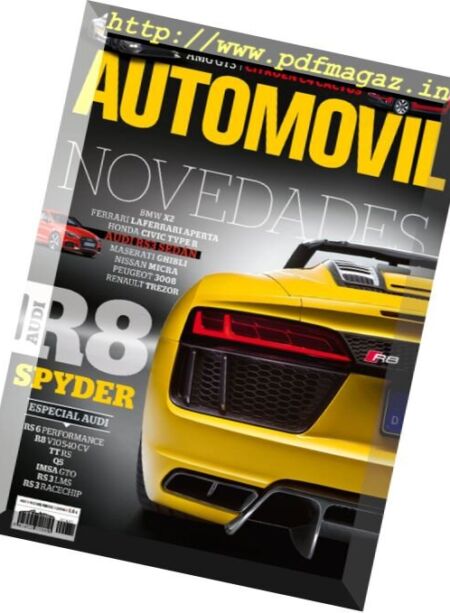 Automovil Spain – Noviembre 2016 Cover