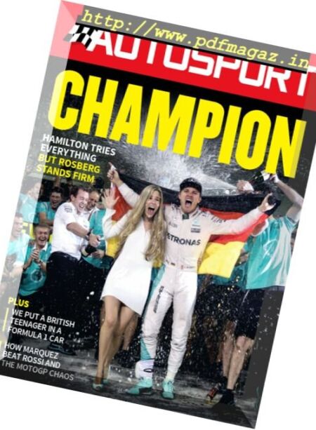 Autosport – 1 December 2016 Cover