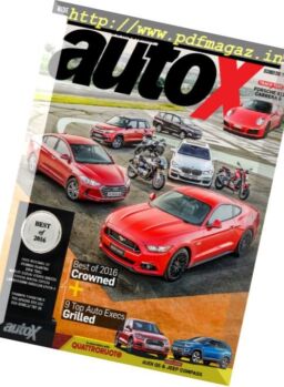 autoX – December 2016
