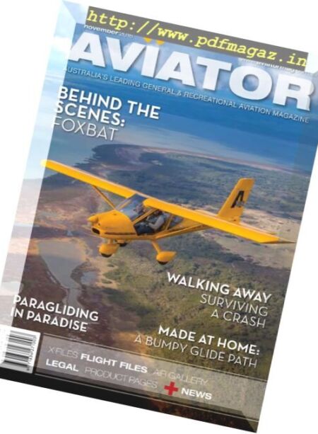 Aviator – November 2016 Cover