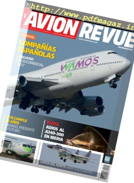 Avion Revue Internacional Spain – Diciembre 2016 Cover