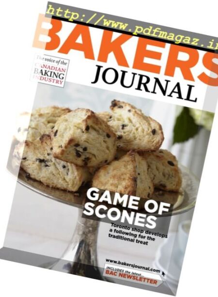 Bakers Journal – November 2016 Cover
