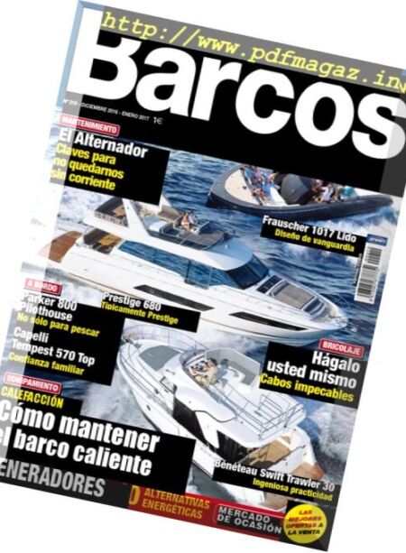 Barcos a Motor – Diciembre 2016 Cover