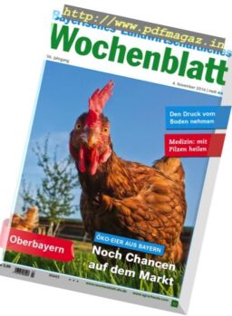 Bayerisches Landwirtschaftliches Wochenblatt – 4 November 2016