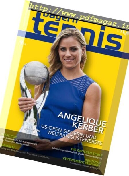 Bayern Tennis – September 2016 Cover