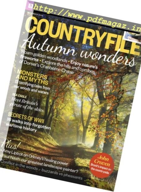 BBC Countryfile – November 2016 Cover