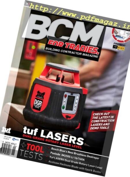 BCM for Tradies – November-December 2016 Cover
