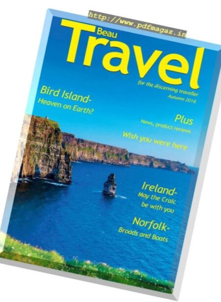 Beau Travel – Autumn 2016 Cover