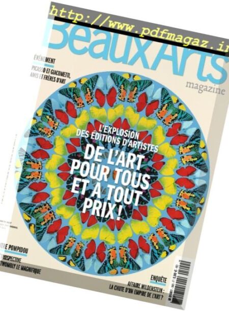 Beaux Arts – Decembre 2016 Cover