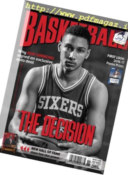 Beckett Basketball – November 2016 Cover