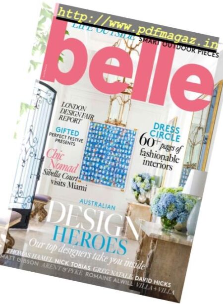 belle – December 2016 – January 2017 Cover