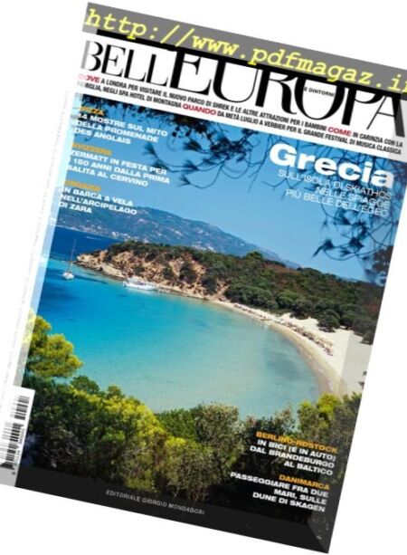 Bell’Europa – Luglio 2015 Cover