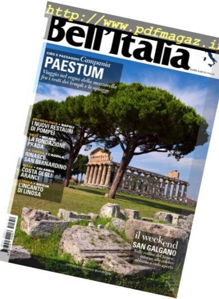 Bell’Italia – Agosto 2015 Cover