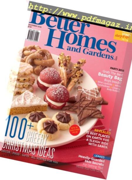Better Homes & Gardens India – December 2016 Cover