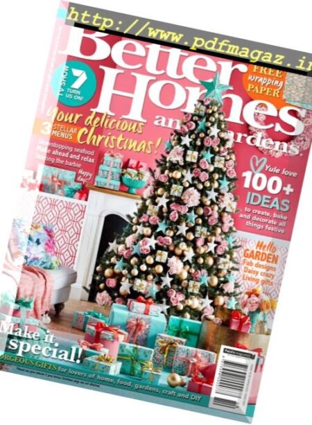 Better Homes and Gardens Australia – Christmas 2016 Cover
