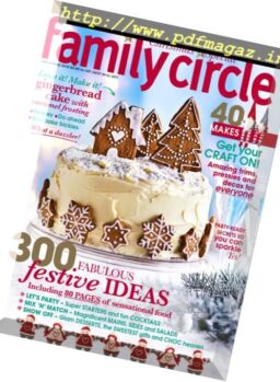 Better Homes and Gardens Australia – Family Circle Xmas 2016