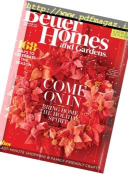 Better Homes and Gardens USA – December 2016