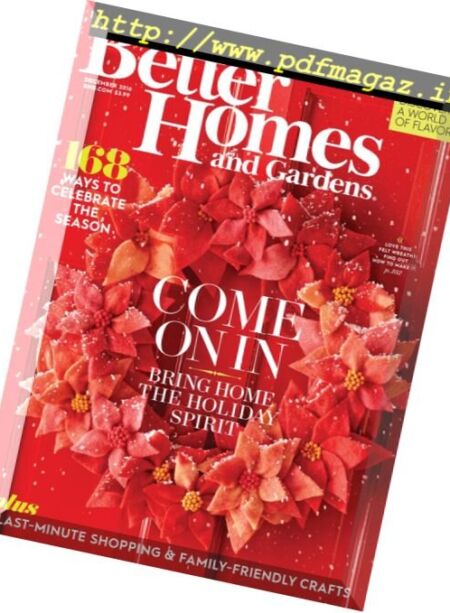 Better Homes and Gardens USA – December 2016 Cover