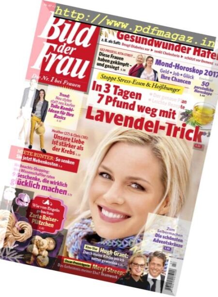 Bild der Frau – 18 November 2016 Cover