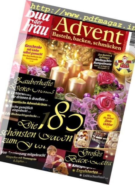 Bild der Frau Advent – Nr.1, 2016 Cover