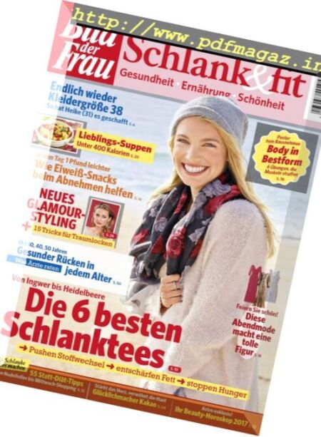 Bild der Frau Schlank & fit – Dezember 2016 – Januar 2017 Cover