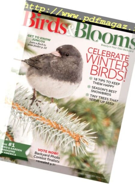 Birds & Bloom – December 2016 – January 2017 Cover