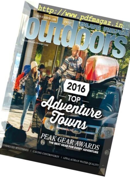Blue Ridge Outdoors – November 2016 Cover