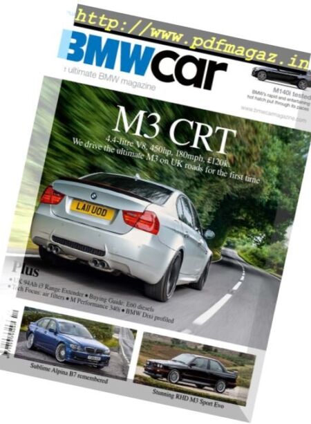 BMW Car – December 2016 Cover