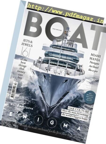 Boat International – December 2016 Cover