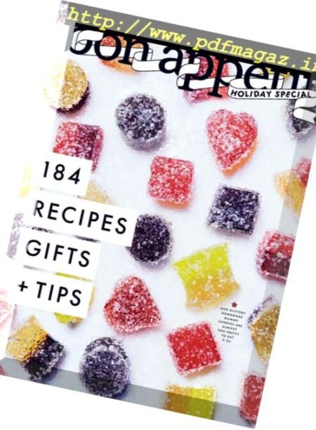 Bon Appetit – December 2016 – January 2017 Cover