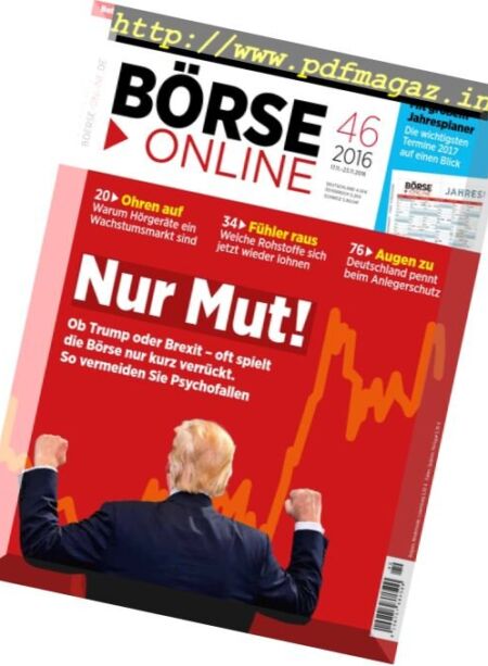 Borse Online – 17 November 2016 Cover