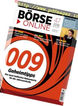 Borse Online – 24 November 2016