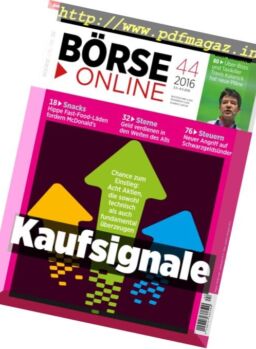 Borse Online – 3 November 2016
