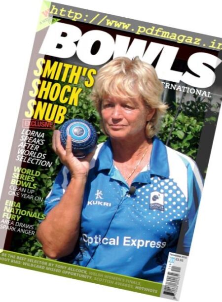 Bowls International – November 2016 Cover