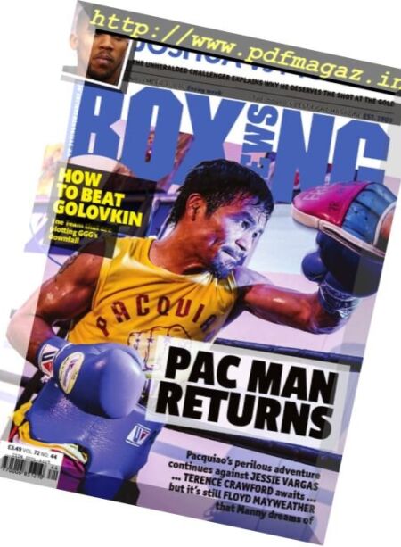 Boxing News – 3 November 2016 Cover