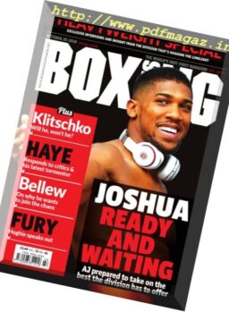 Boxing News – October 20, 2016